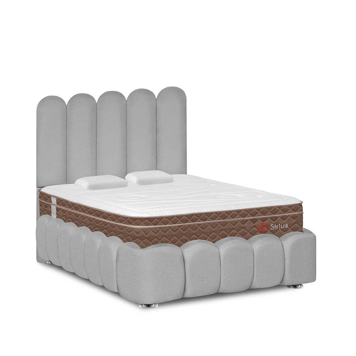 JUEGO DE DORMITORIO AMERICANO FORLI NUBE SIRIUS 2 PLAZAS - 1