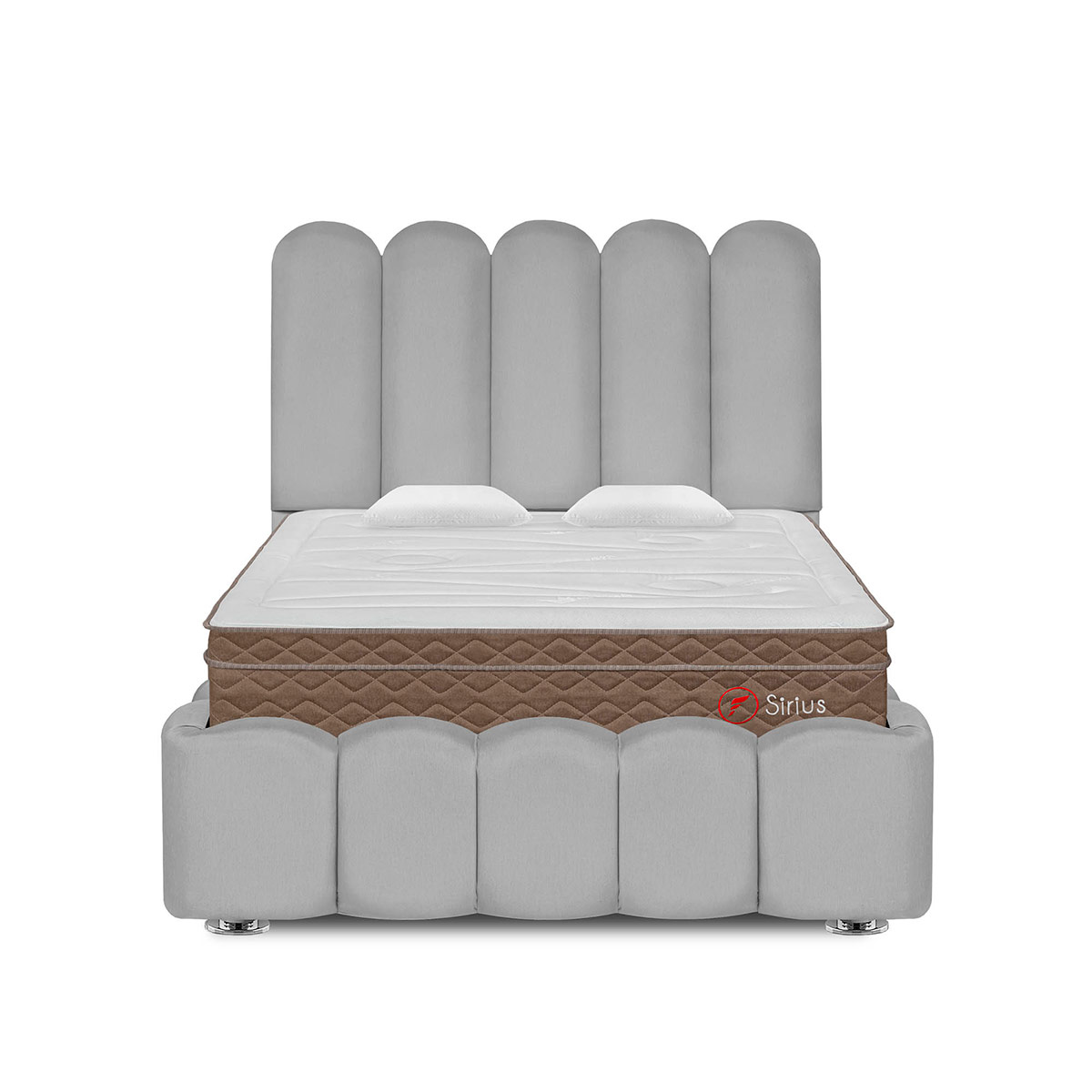 JUEGO DE DORMITORIO AMERICANO FORLI NUBE SIRIUS 2 PLAZAS - 3