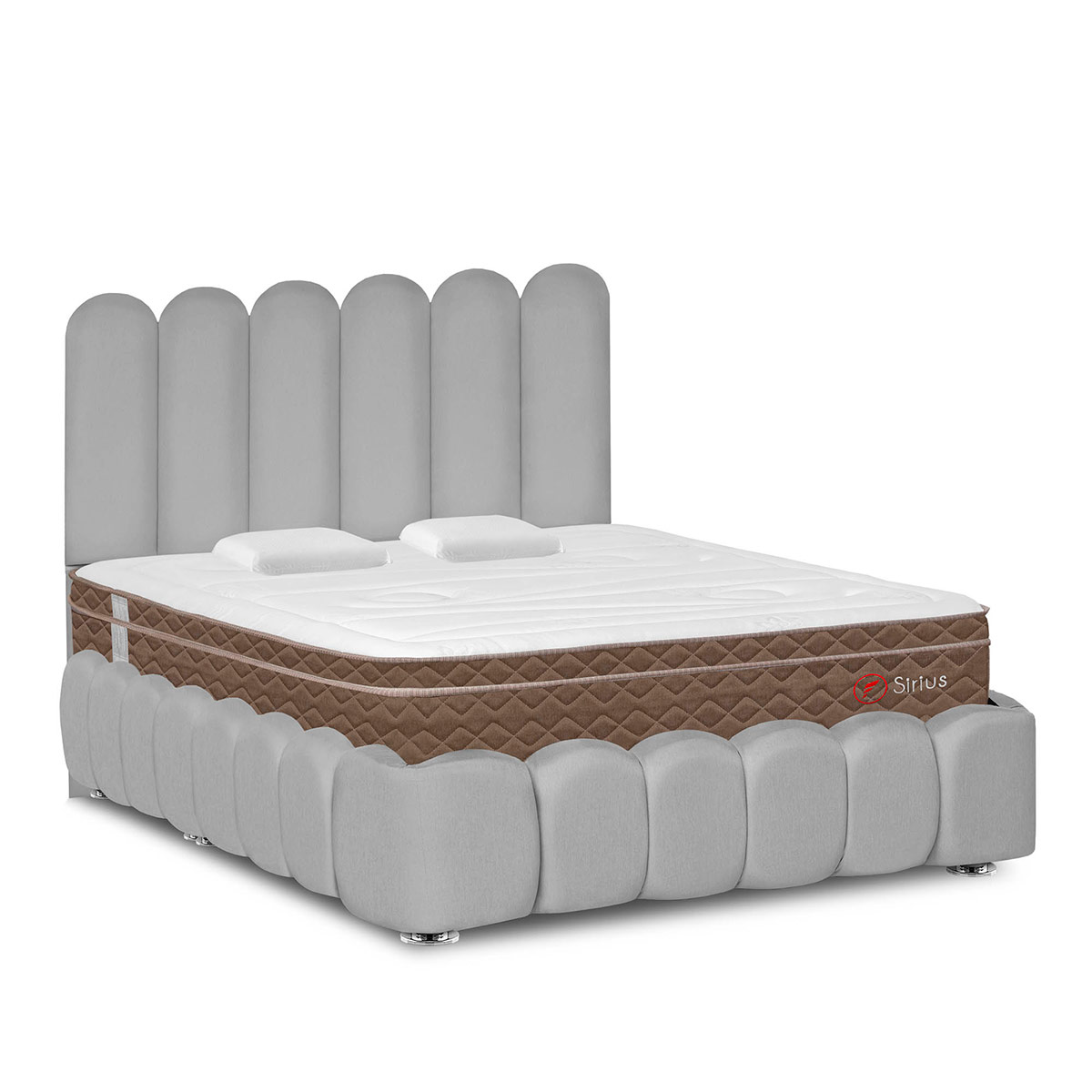 JUEGO DE DORMITORIO AMERICANO FORLI NUBE SIRIUS QUEEN - 1