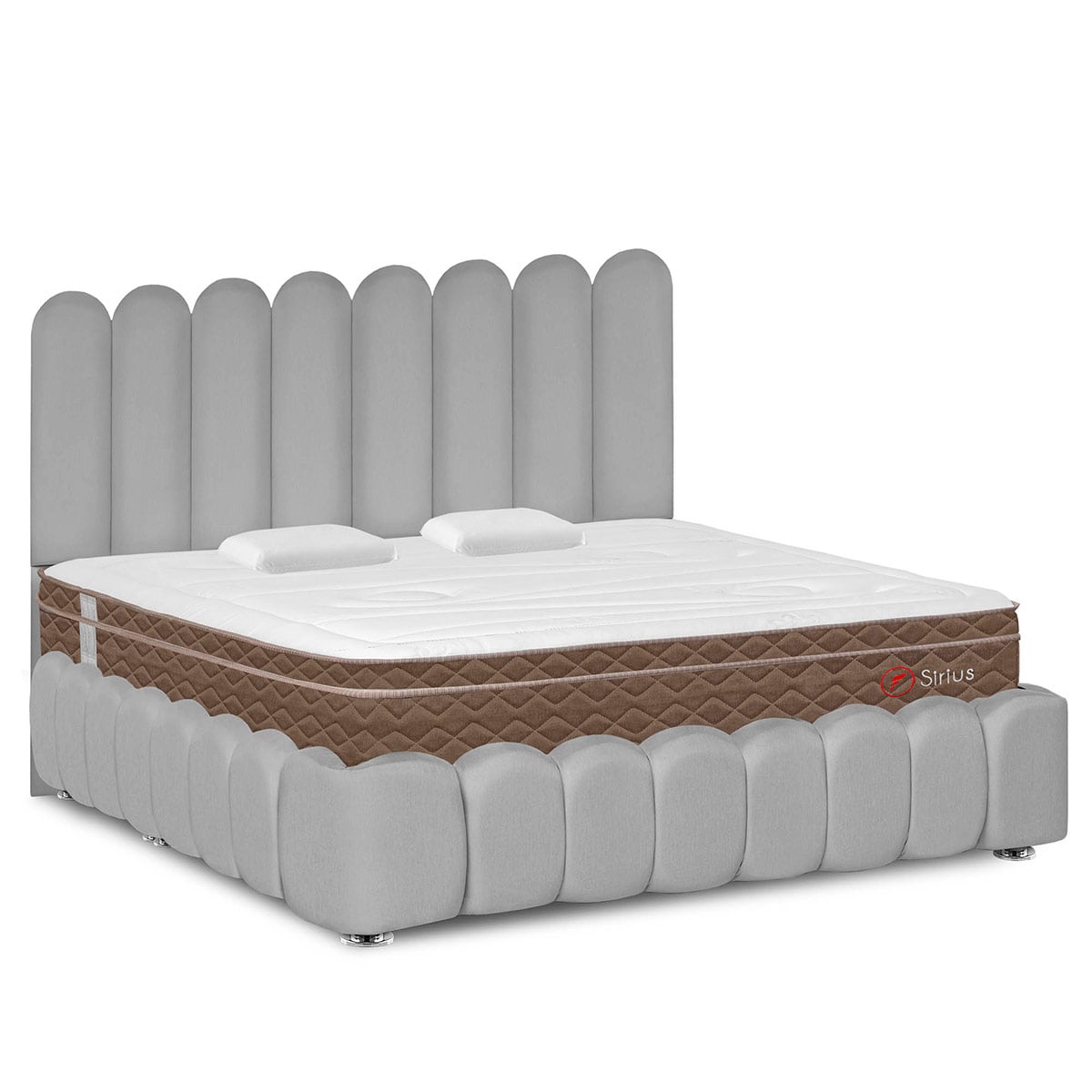 JUEGO DE DORMITORIO AMERICANO FORLI NUBE SIRIUS KING - 1