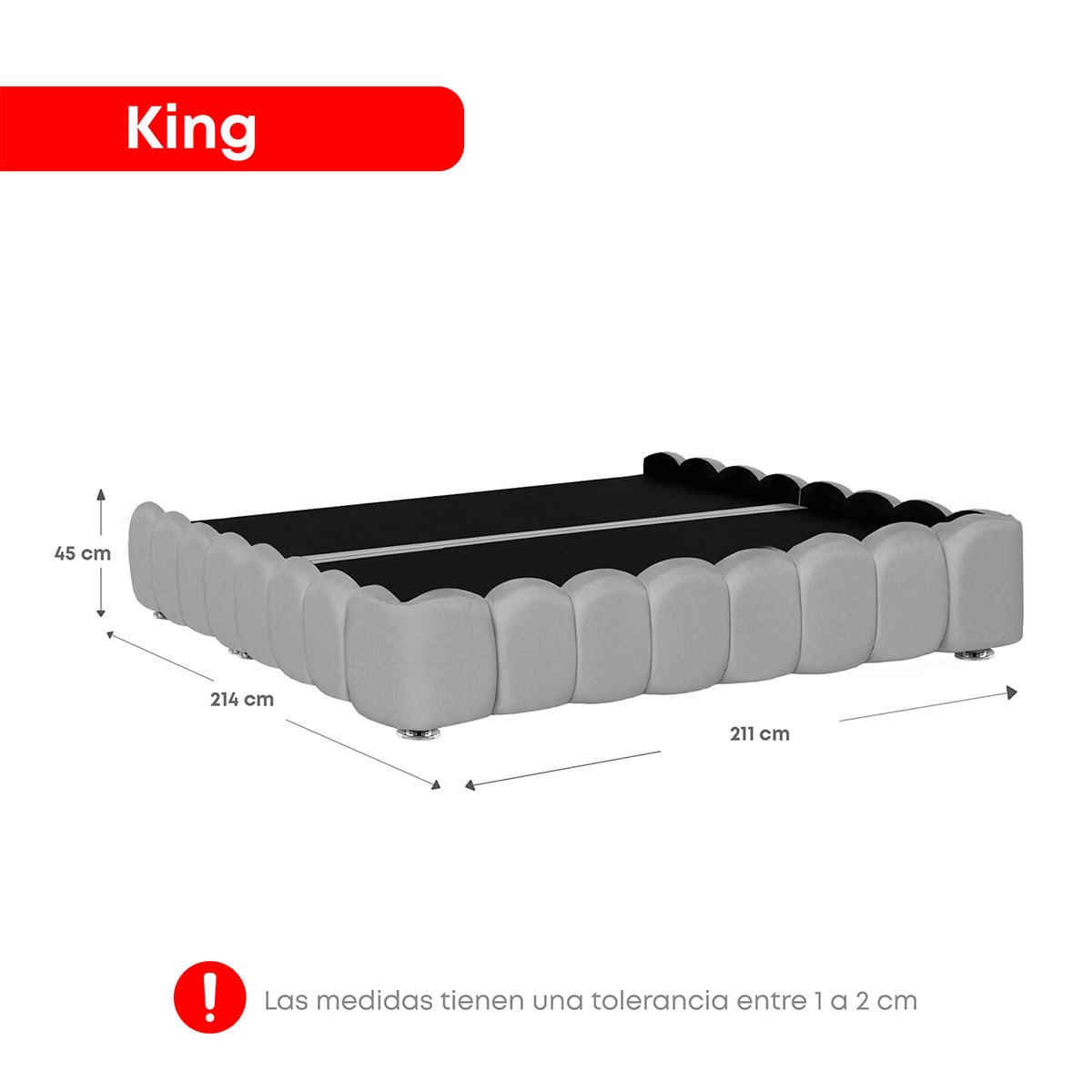 JUEGO DE DORMITORIO AMERICANO FORLI NUBE SIRIUS KING - 10