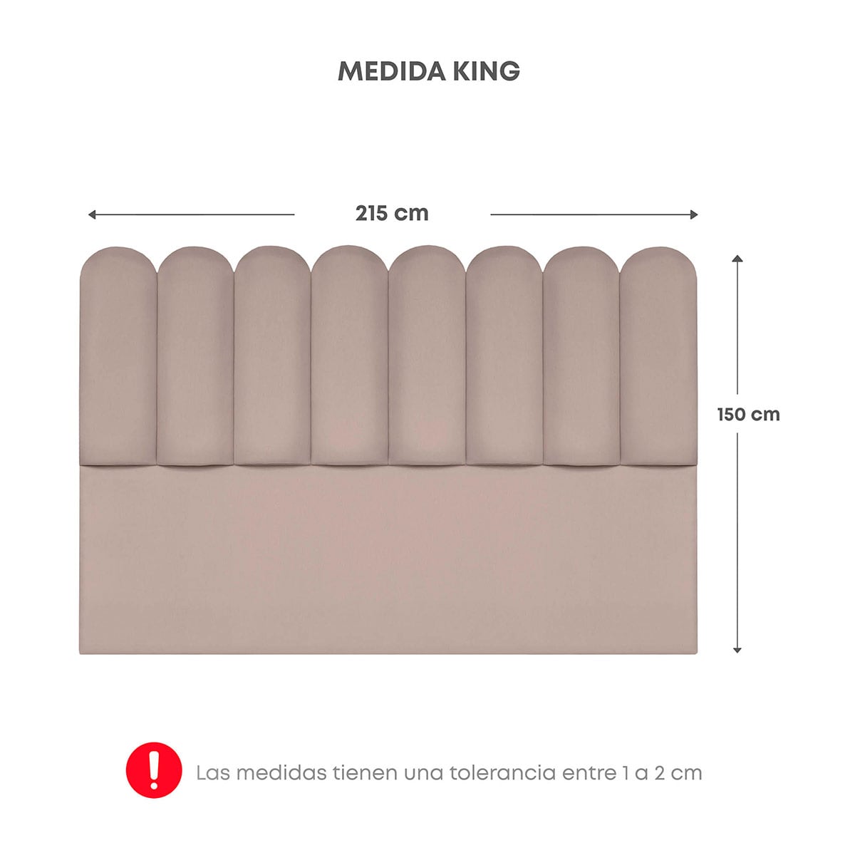 JUEGO DE DORMITORIO AMERICANO FORLI NUBE GOLDEN KING - 11