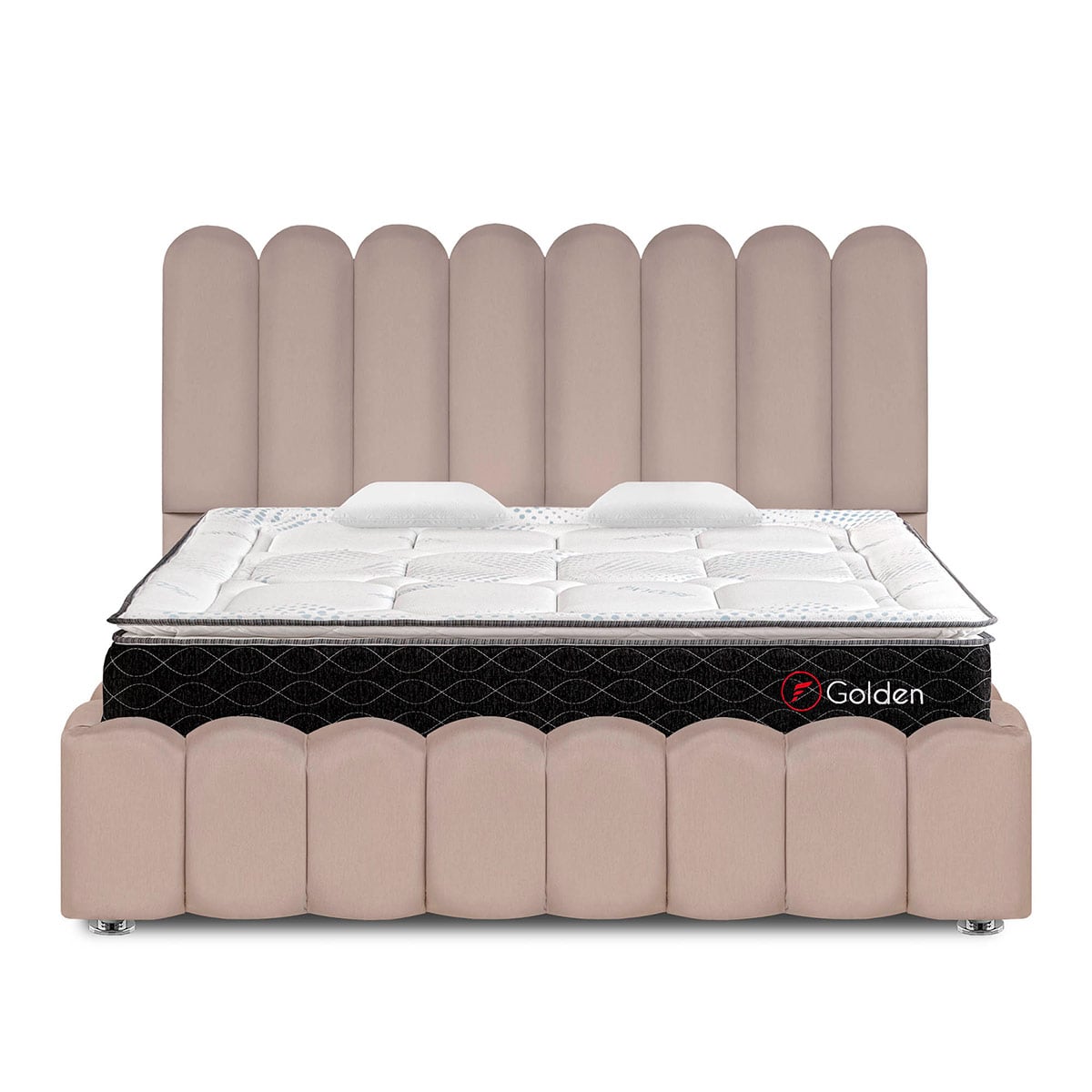 JUEGO DE DORMITORIO AMERICANO FORLI NUBE GOLDEN KING - 3