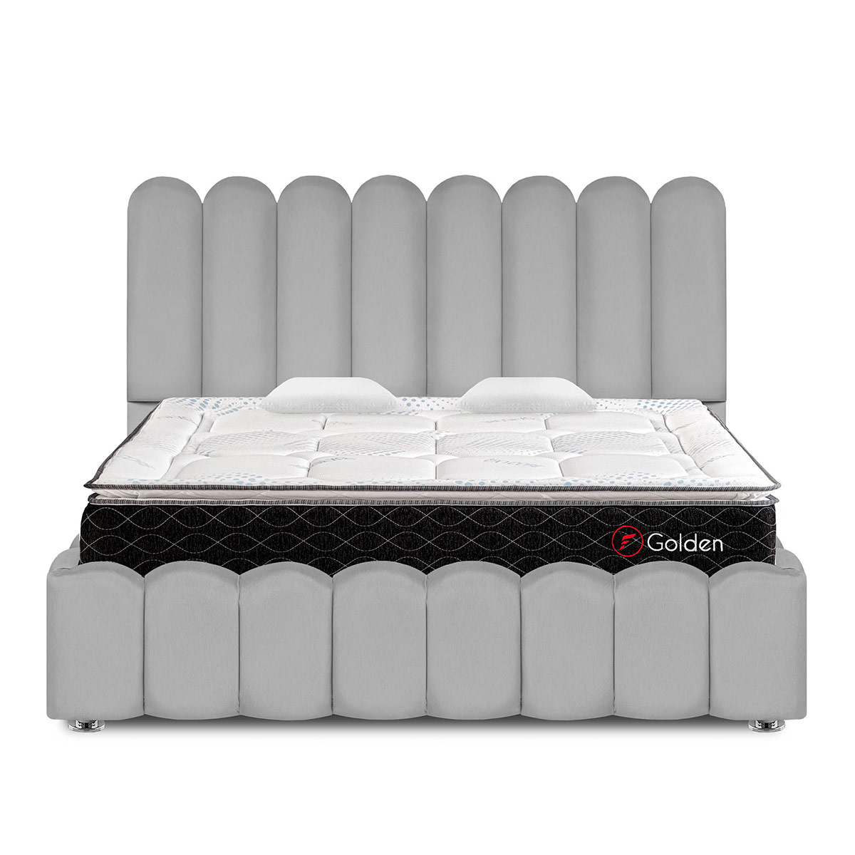 JUEGO DE DORMITORIO AMERICANO FORLI NUBE GOLDEN KING - 3