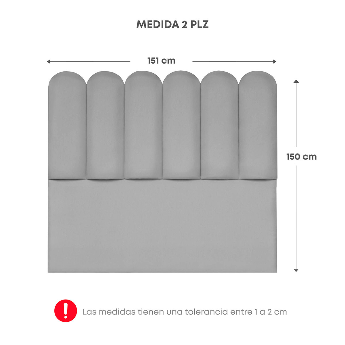 JUEGO DE DORMITORIO AMERICANO FORLI NUBE PLATINIUM 2 PLAZAS - 11