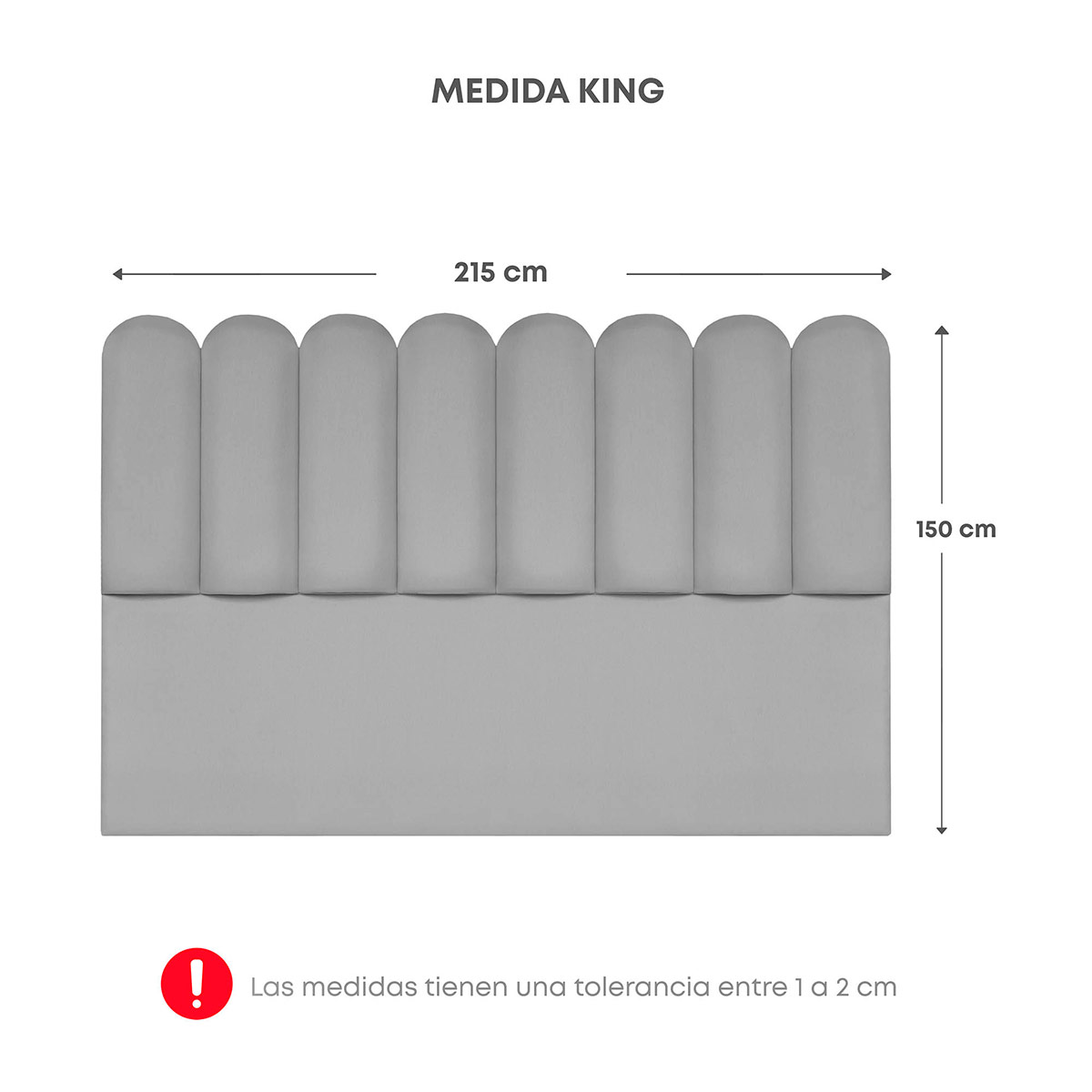 JUEGO DE DORMITORIO AMERICANO FORLI NUBE PLATINIUM KING - 11