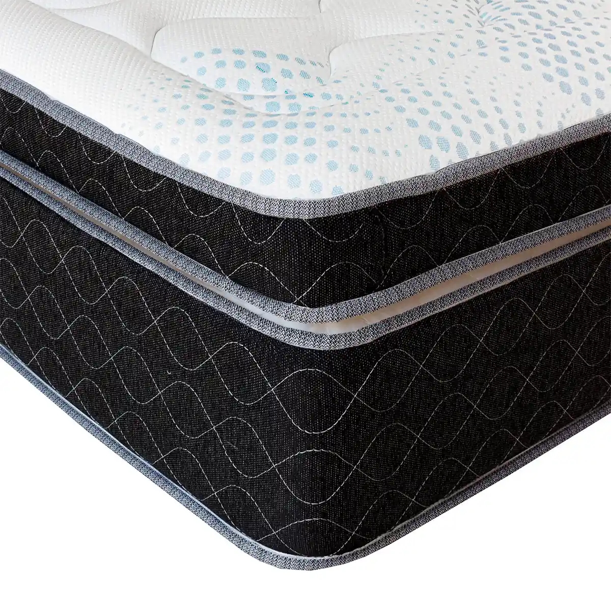 JUEGO DE DORMITORIO AMERICANO FORLI NUBE PLATINIUM KING - 4