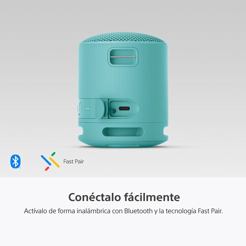 PARLANTE SONY PORTÁTIL SRS-XB100 BLUETOOTH WATERPROOF AZUL - 2