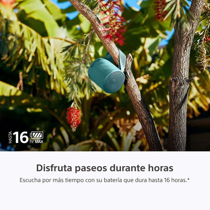 PARLANTE SONY PORTÁTIL SRS-XB100 BLUETOOTH WATERPROOF AZUL - 5