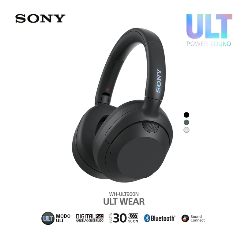 AUDÍFONOS SONY ULT WEAR WH-ULT900N BLUETOOTH NEGRO - 1