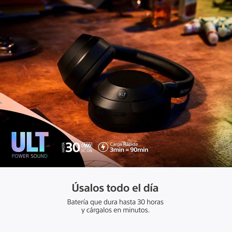 AUDÍFONOS SONY ULT WEAR WH-ULT900N BLUETOOTH NEGRO - 10