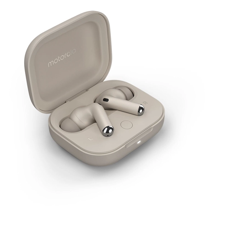 AUDÍFONO MOTOROLA INALÁMBRICO MOTOBUDS+ BLUETOOTH PUMICE STONE - 8