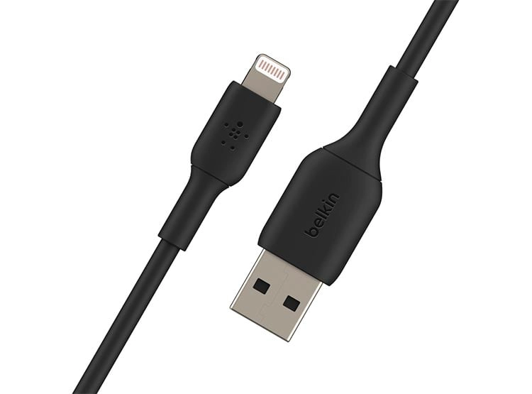 CABLE BELKIN CAA001BT1MBK LIGHTNING A USB-A 1METRO NEGRO - 2