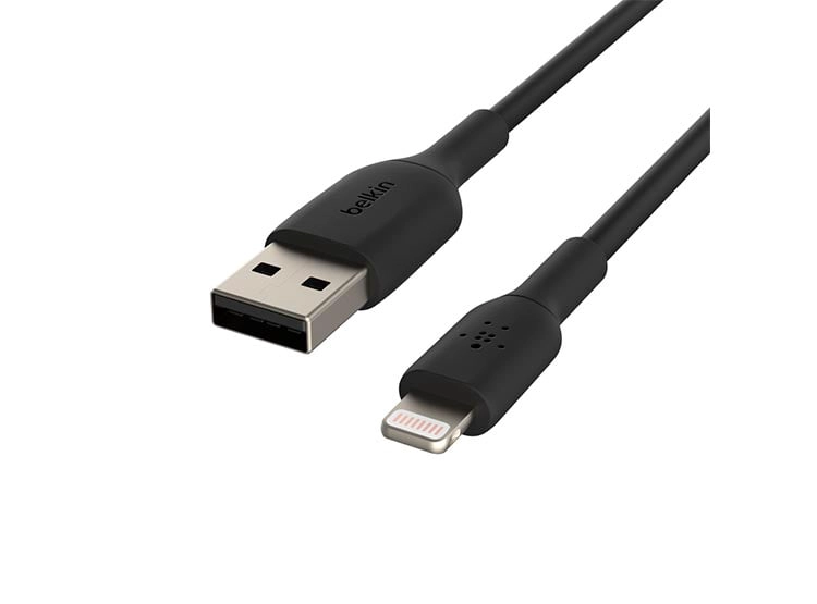 CABLE BELKIN CAA001BT1MBK LIGHTNING A USB-A 1METRO NEGRO - 3
