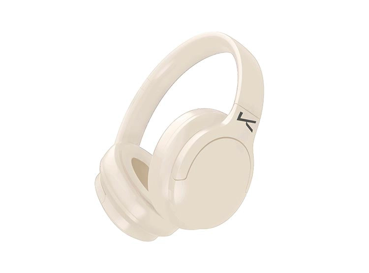 AUDÍFONOS KUZLER OVER-EAR GEOFF-101B BLUETOOTH BEIGE - 1