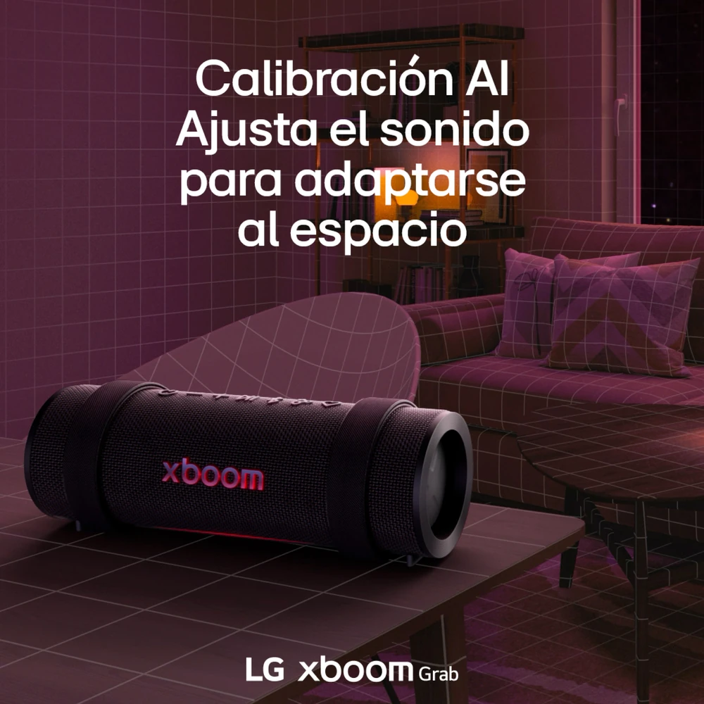 PARLANTE LG XBOOM GRAB 30W PORTÁTIL 20 H BATERÍA CERTIFICACIÓN MILITAR IP67 (2025) - 10