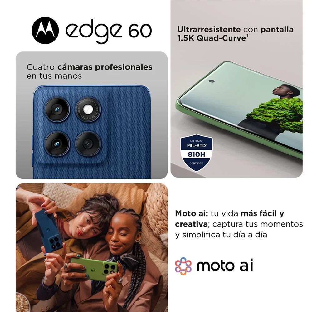 CELULAR MOTOROLA EDGE 60 512GB 12GB RAM 50MP 6.7” - 6