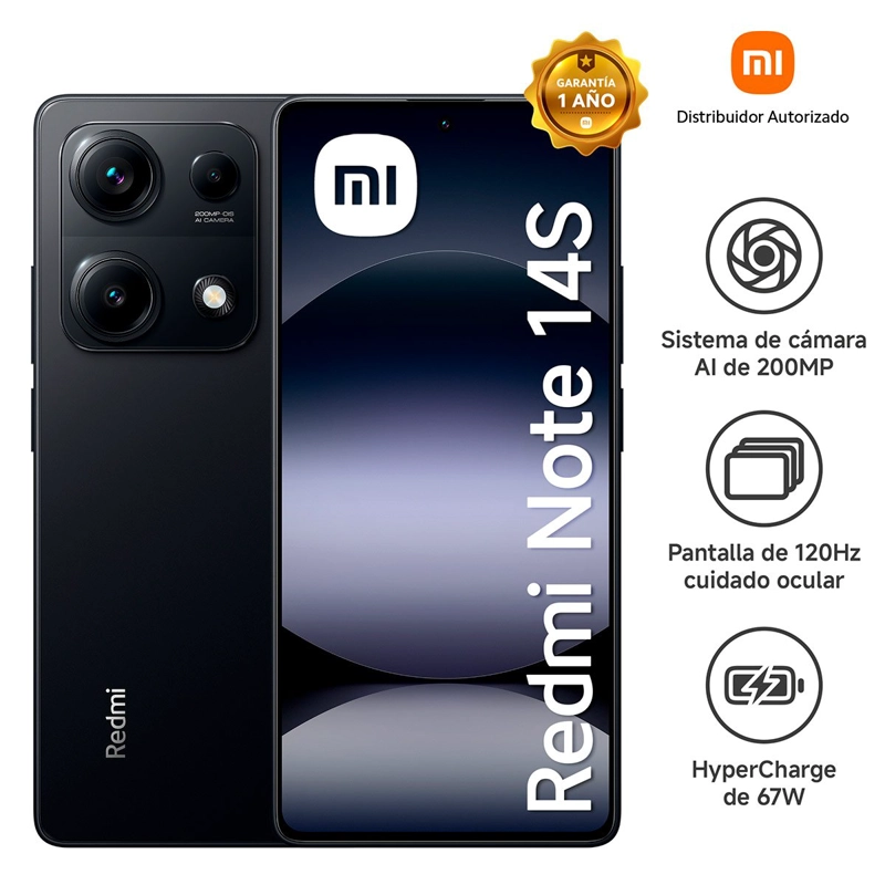 CELULAR XIAOMI REDMI NOTE 14S 256GB