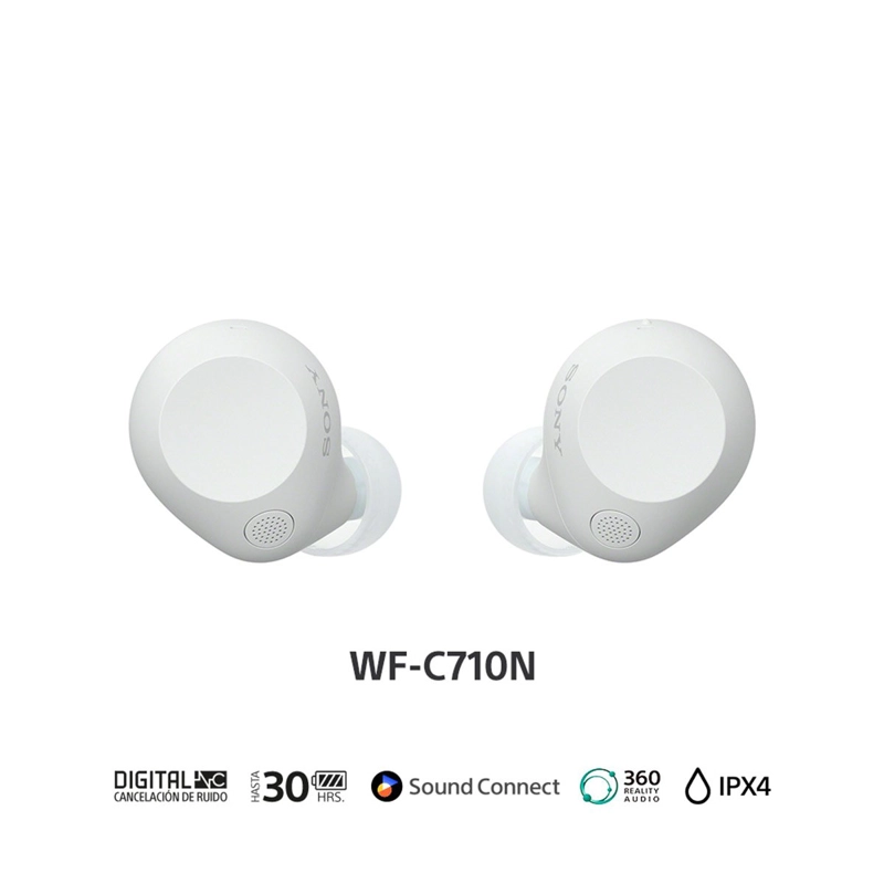 AUDÍFONOS SONY IN EAR WF-C710N BLANCO - 1