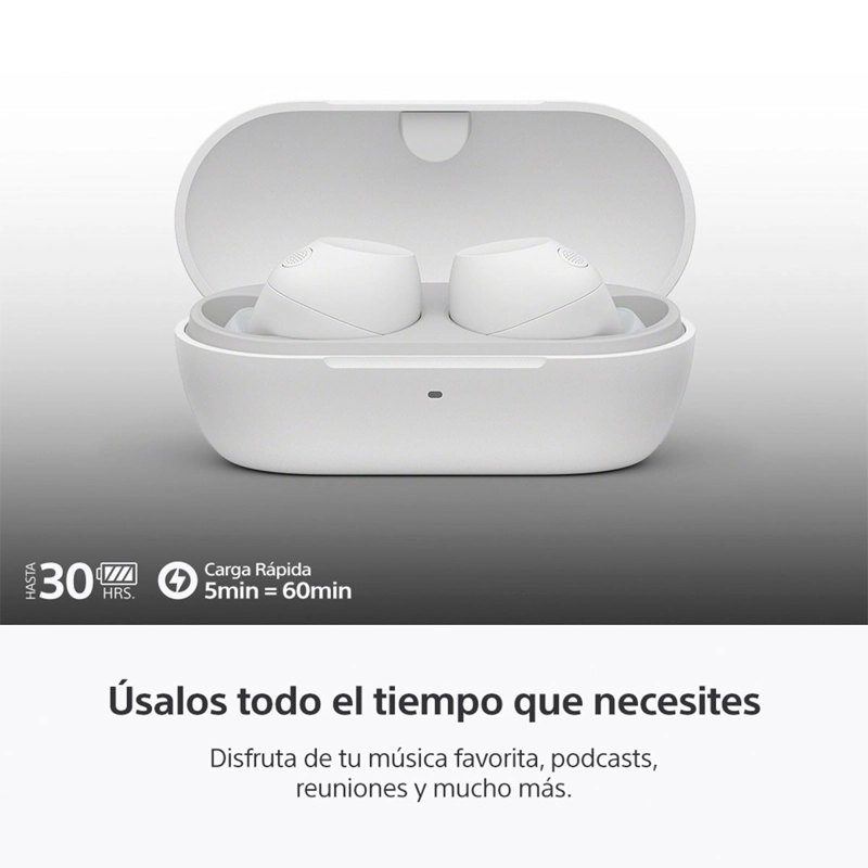 AUDÍFONOS SONY IN EAR WF-C710N BLANCO - 6