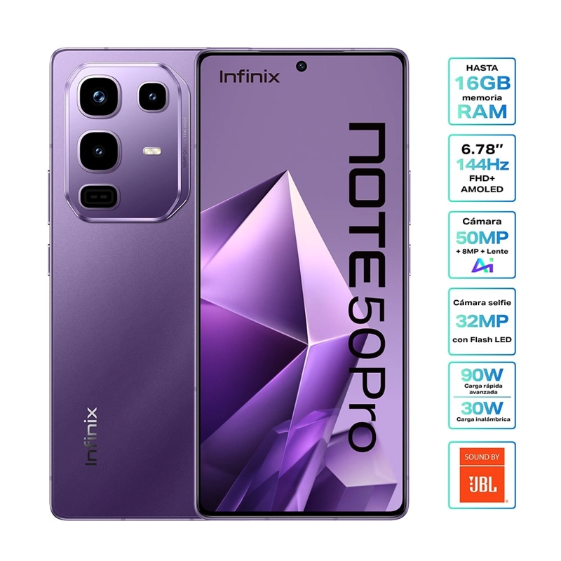 CELULAR INFINIX NOTE 50 PRO 256GB - 1