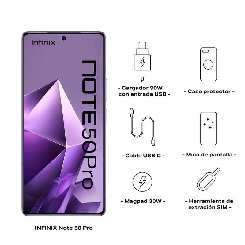 CELULAR INFINIX NOTE 50 PRO 256GB - 2