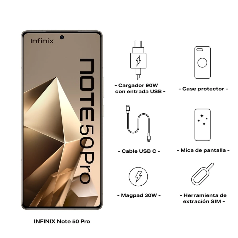 CELULAR INFINIX NOTE 50 PRO 256GB - 2