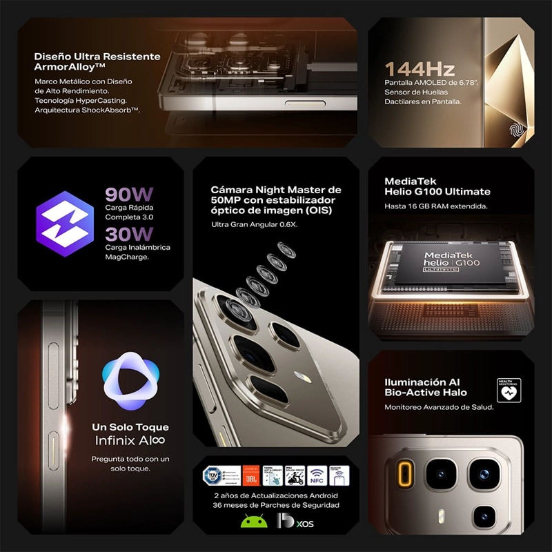 CELULAR INFINIX NOTE 50 PRO 256GB - 3