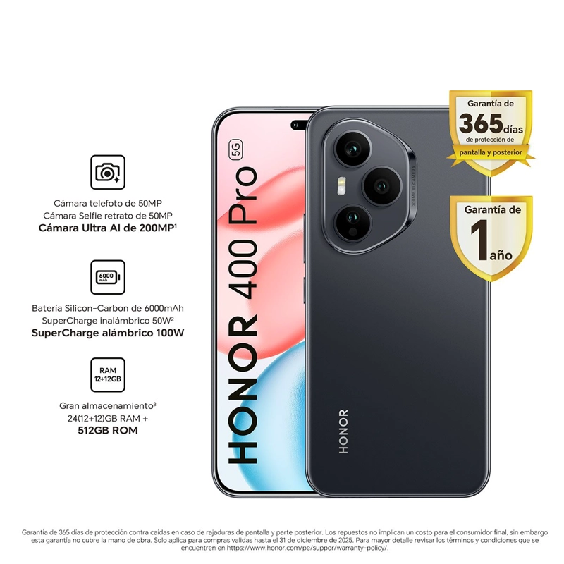 CELULAR HONOR 400 PRO 512GB - 1