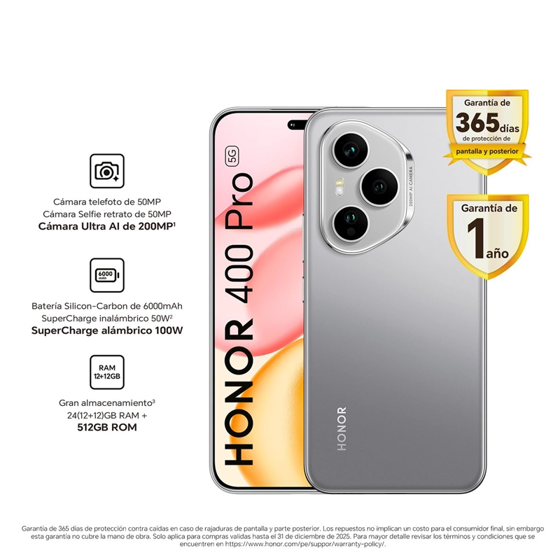 CELULAR HONOR 400 PRO 512GB - 1