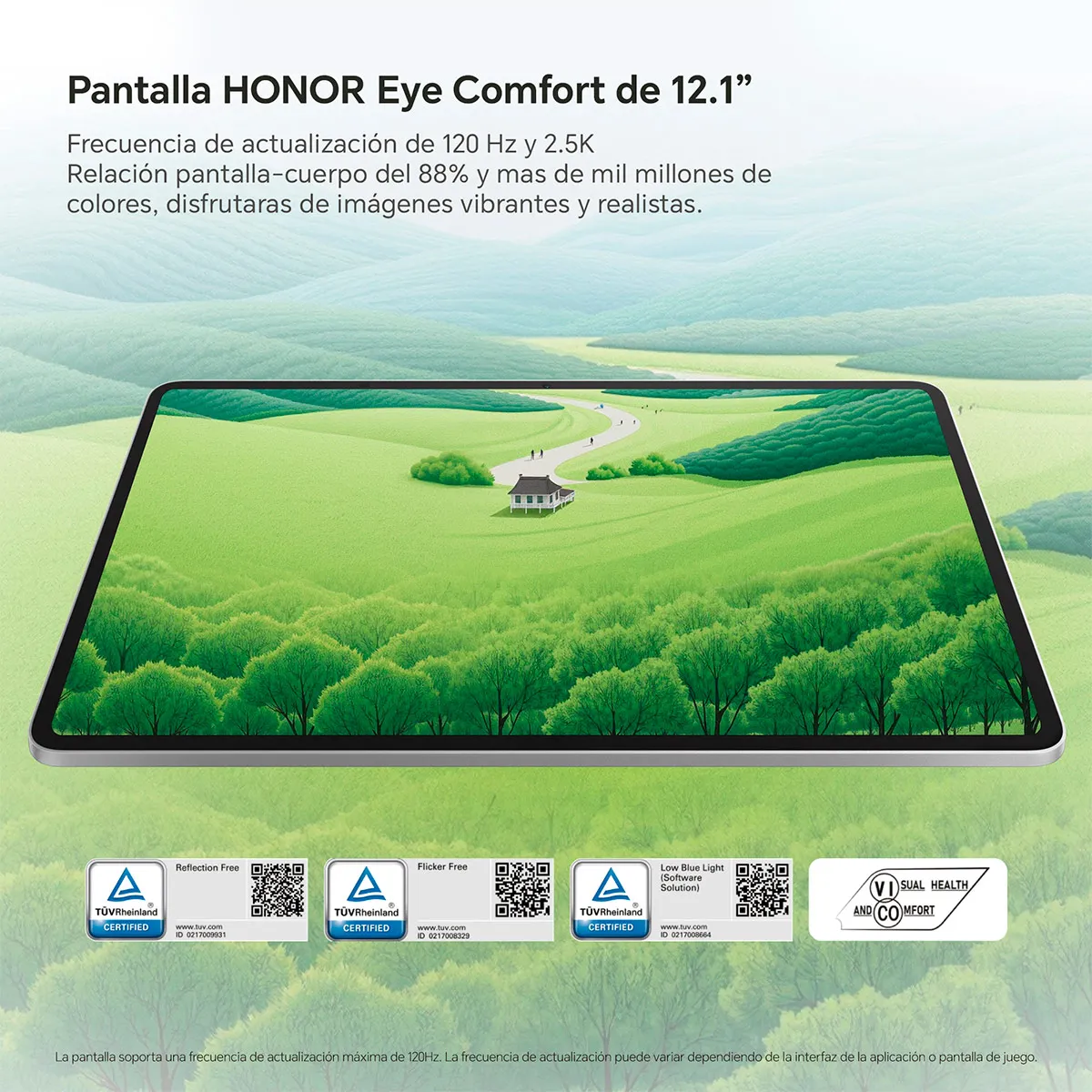 TABLET HONOR PAD 10 12.1” 256GB - 5