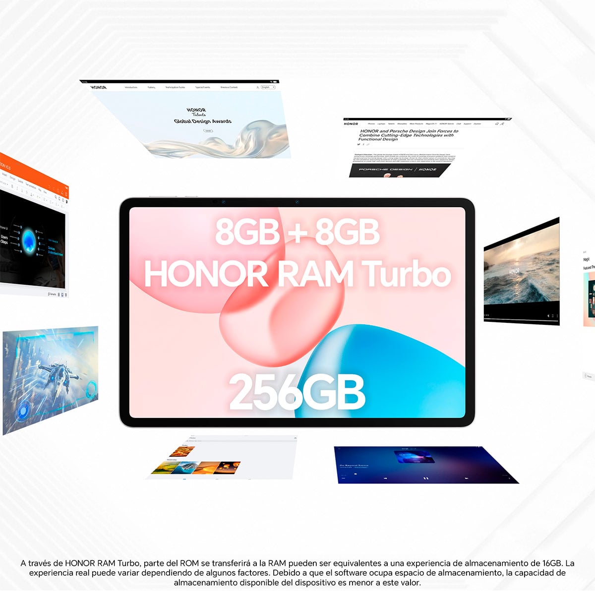 TABLET HONOR PAD 10 12.1” 256GB - 9