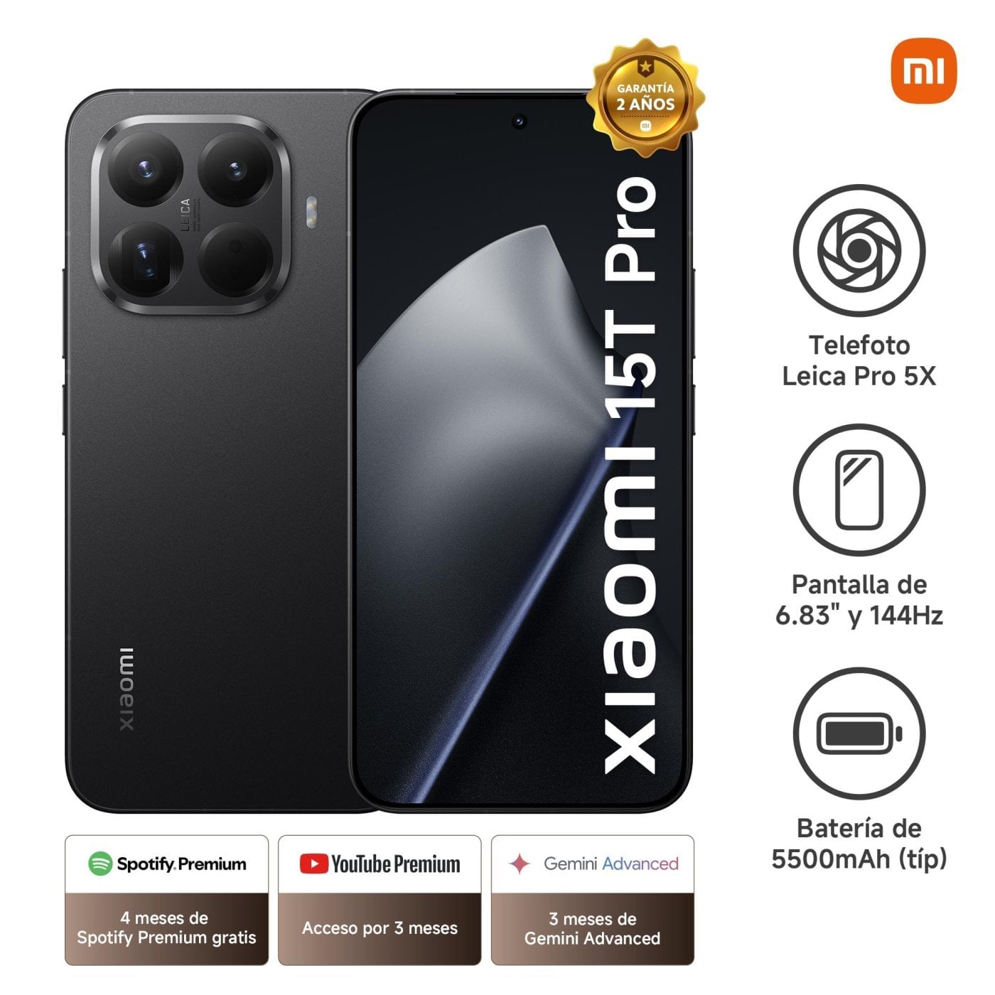 CELULAR XIAOMI 15T PRO 512GB - 1