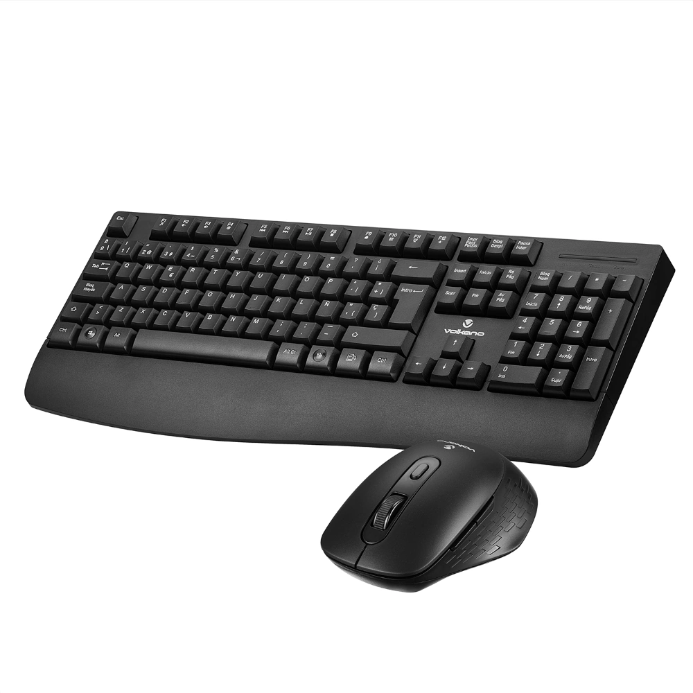COMBO TECLADO Y MOUSE INALÁMBRICO VOLKANO METEOR - 1