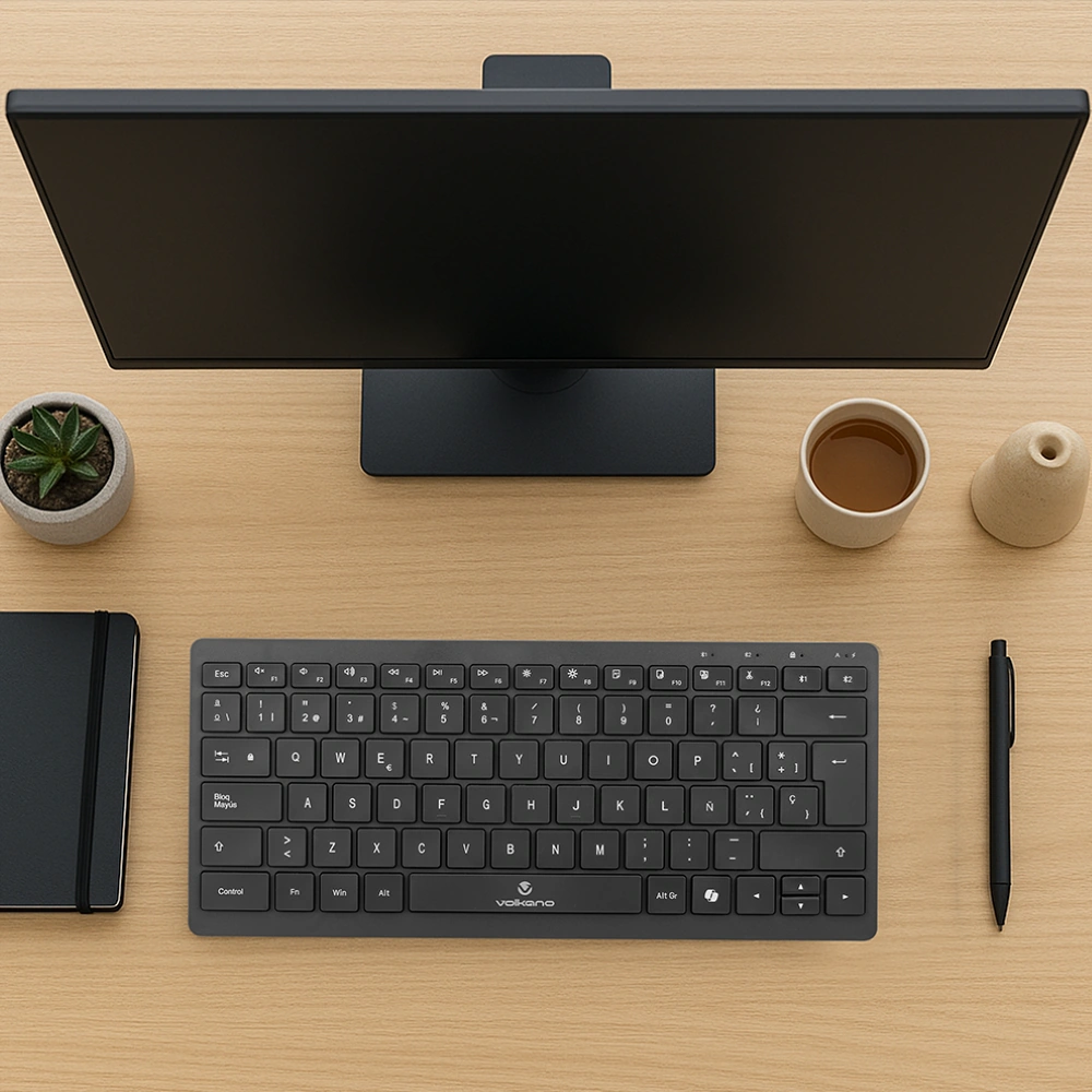 TECLADO VOLKANO GALENA SERIES BLUETOOTH DUAL MODE - 5