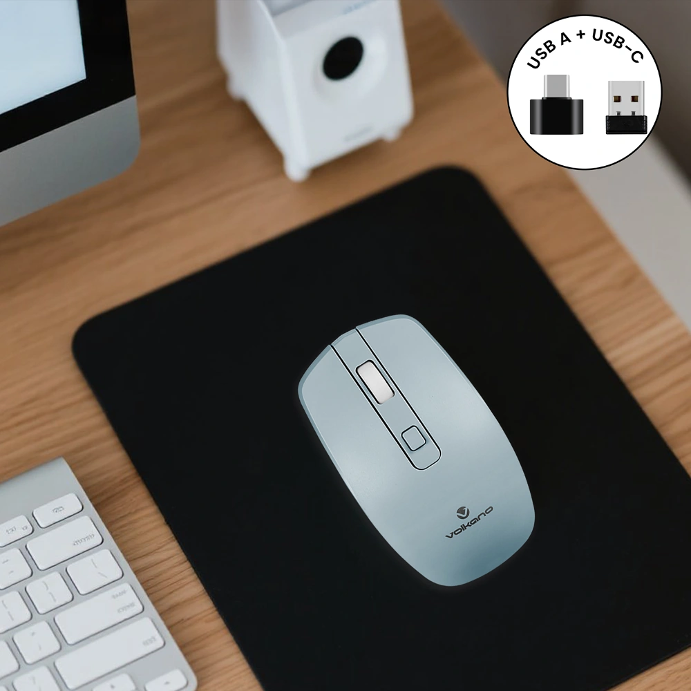 MOUSE INALÁMBRIC VOLKANO GRANITE SERIES RECARGABLE - 5