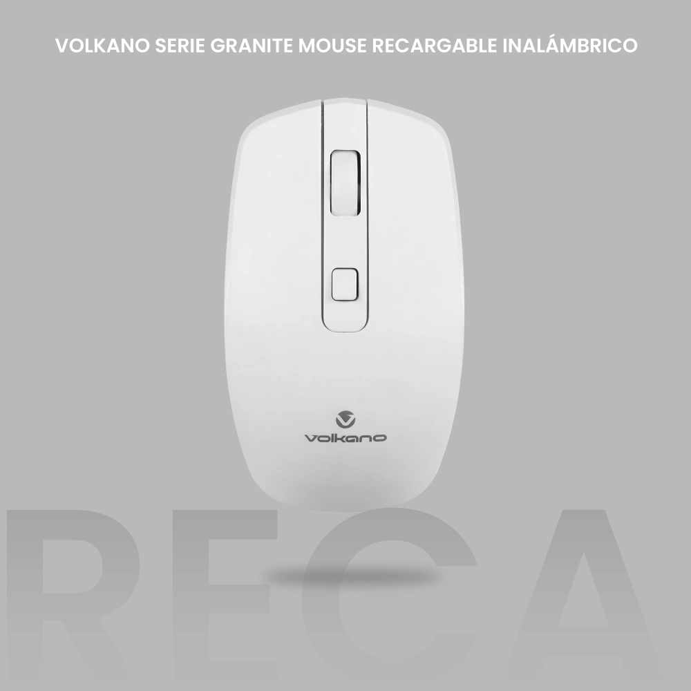 MOUSE INALÁMBRICO VOLKANO GRANITE SERIES RECARGABLE - 4