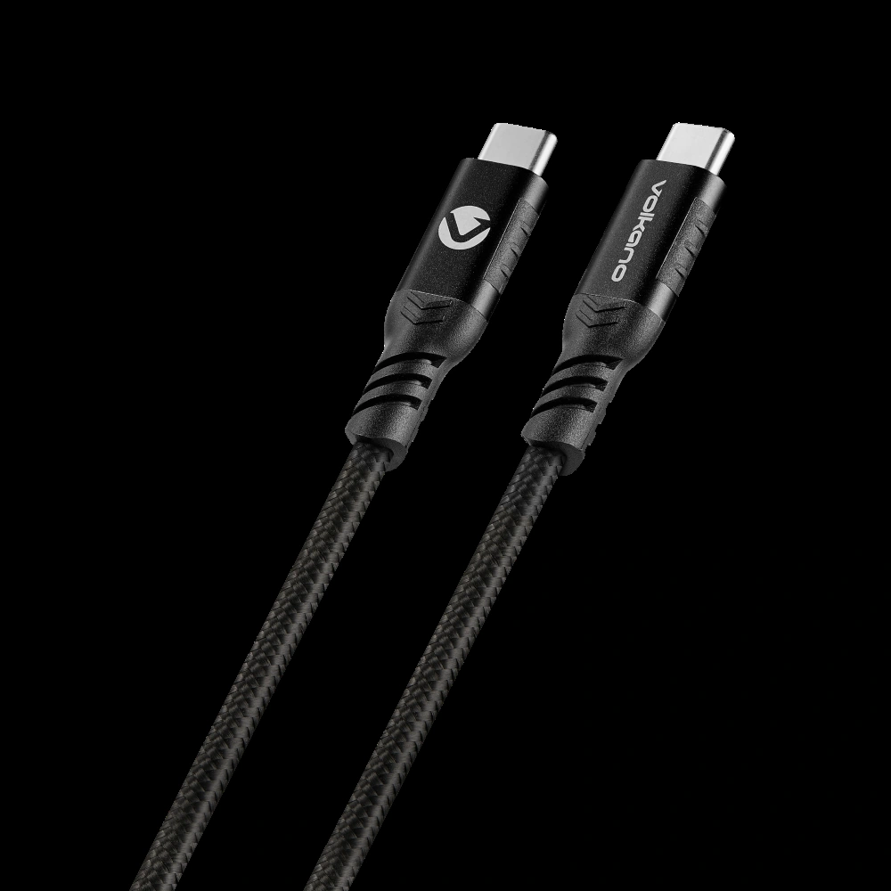 CABLE TIPO C A TIPO C VOLKANO WEAVE SERIES 100W 1.2M - 7