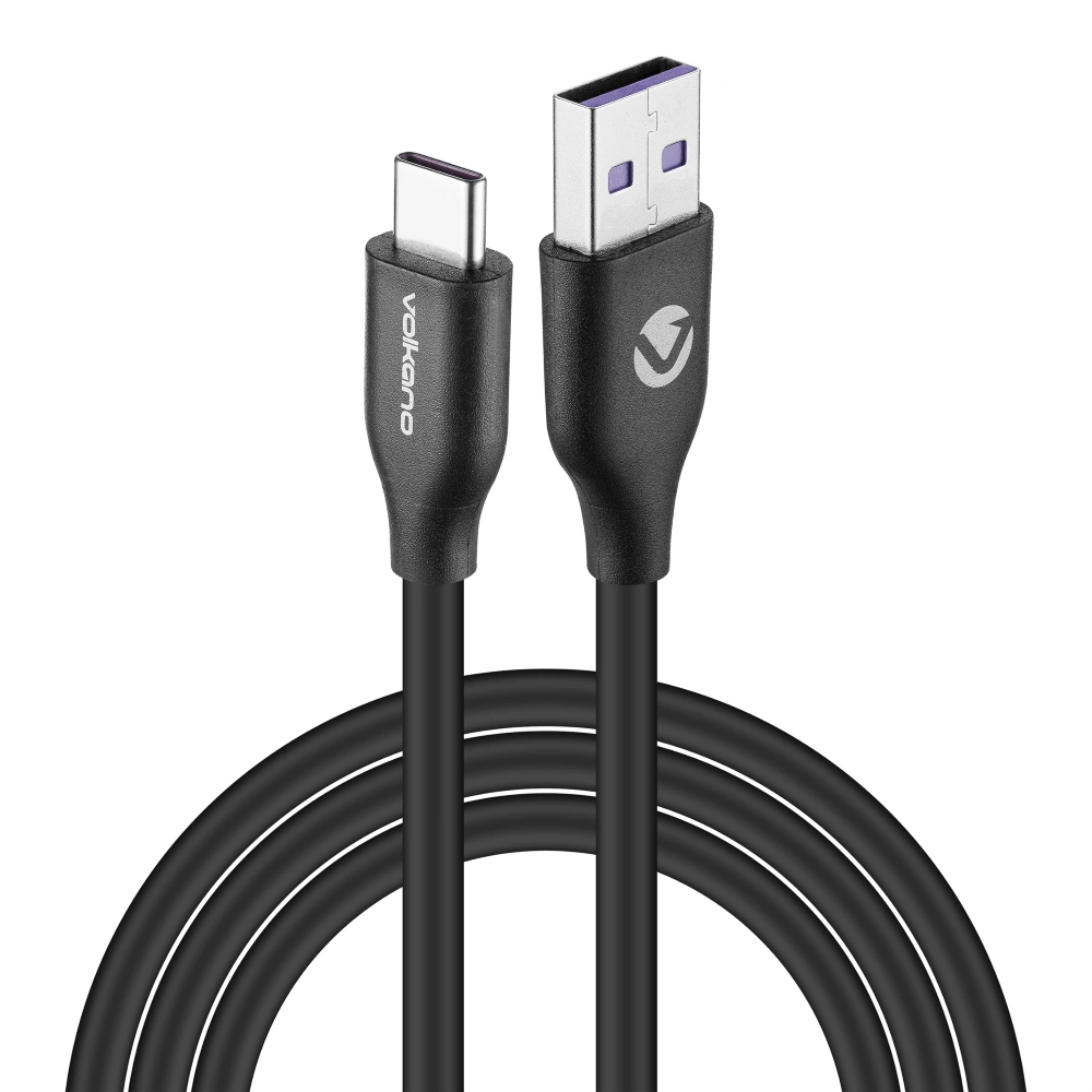 CABLE USB A TIPO C VOLKANO FLEXI SERIES 1.5M 30W - 1