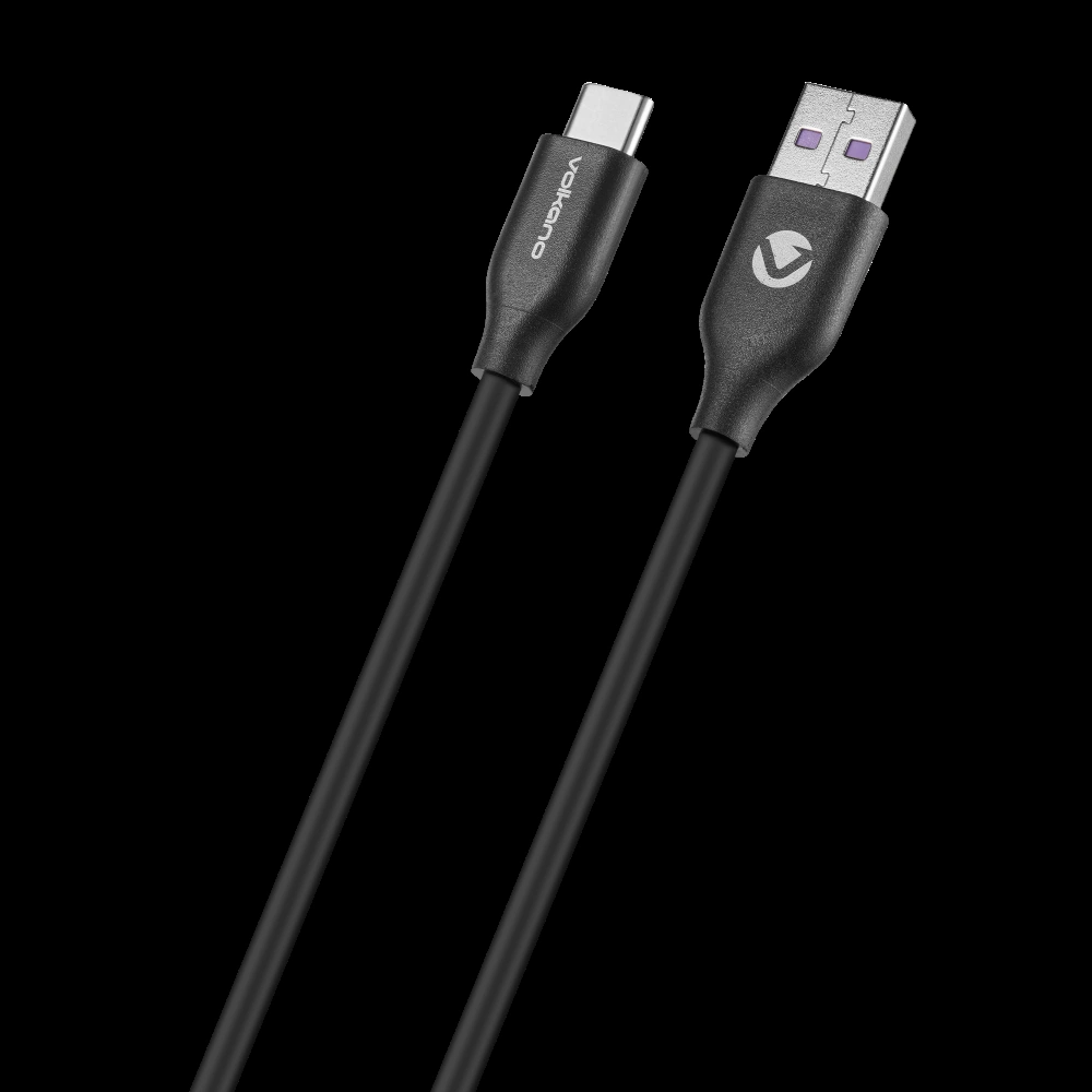 CABLE USB A TIPO C VOLKANO FLEXI SERIES 1.5M 30W - 5