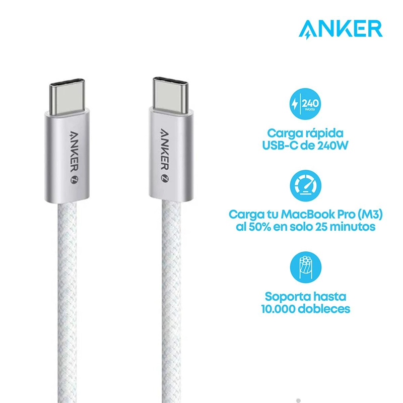 CABLE ANKER C - C 100CM 240 WATTS - 1