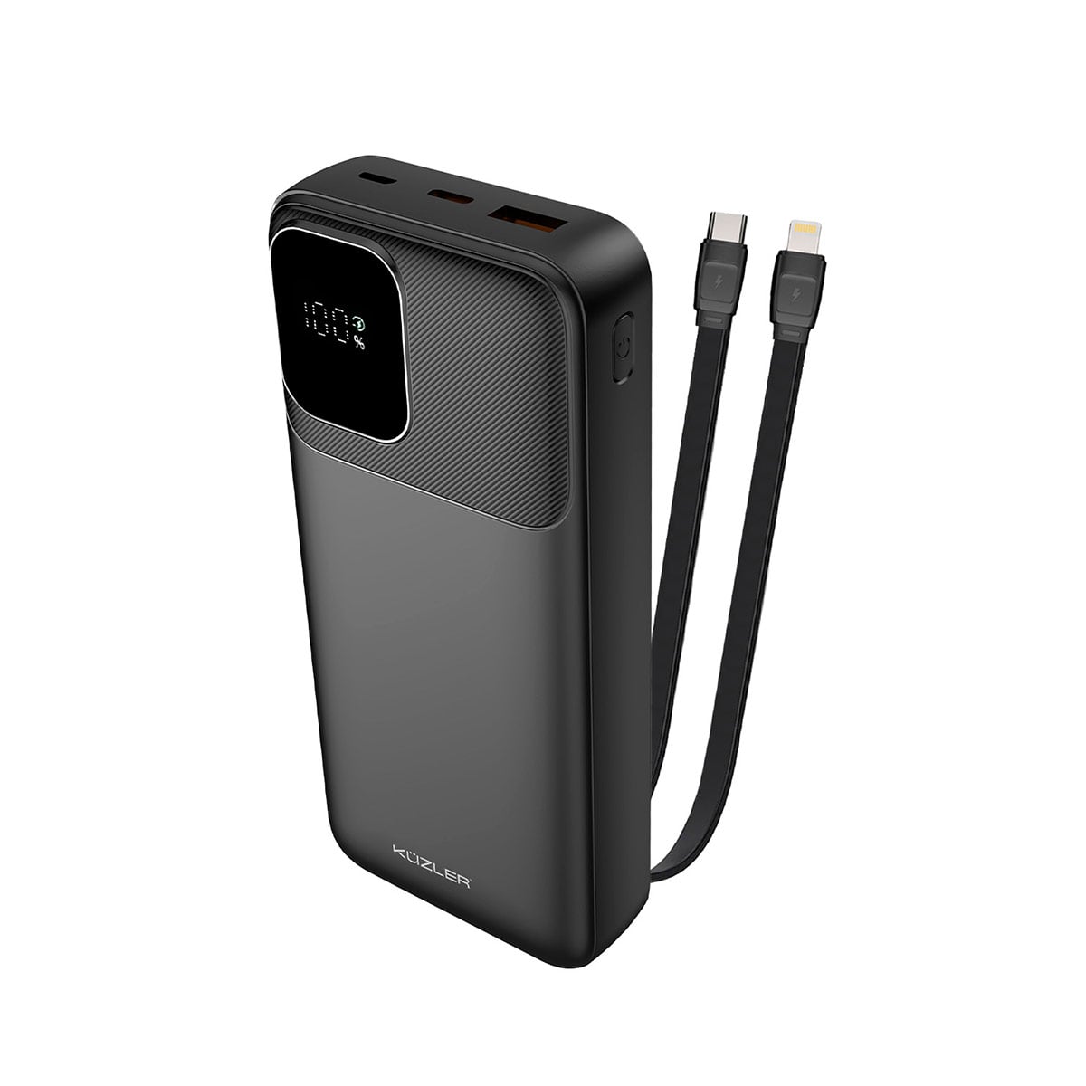 CARGADOR PORTÁTIL KUZLER ANKE-107N 20KMAH 2 CABLES - 1