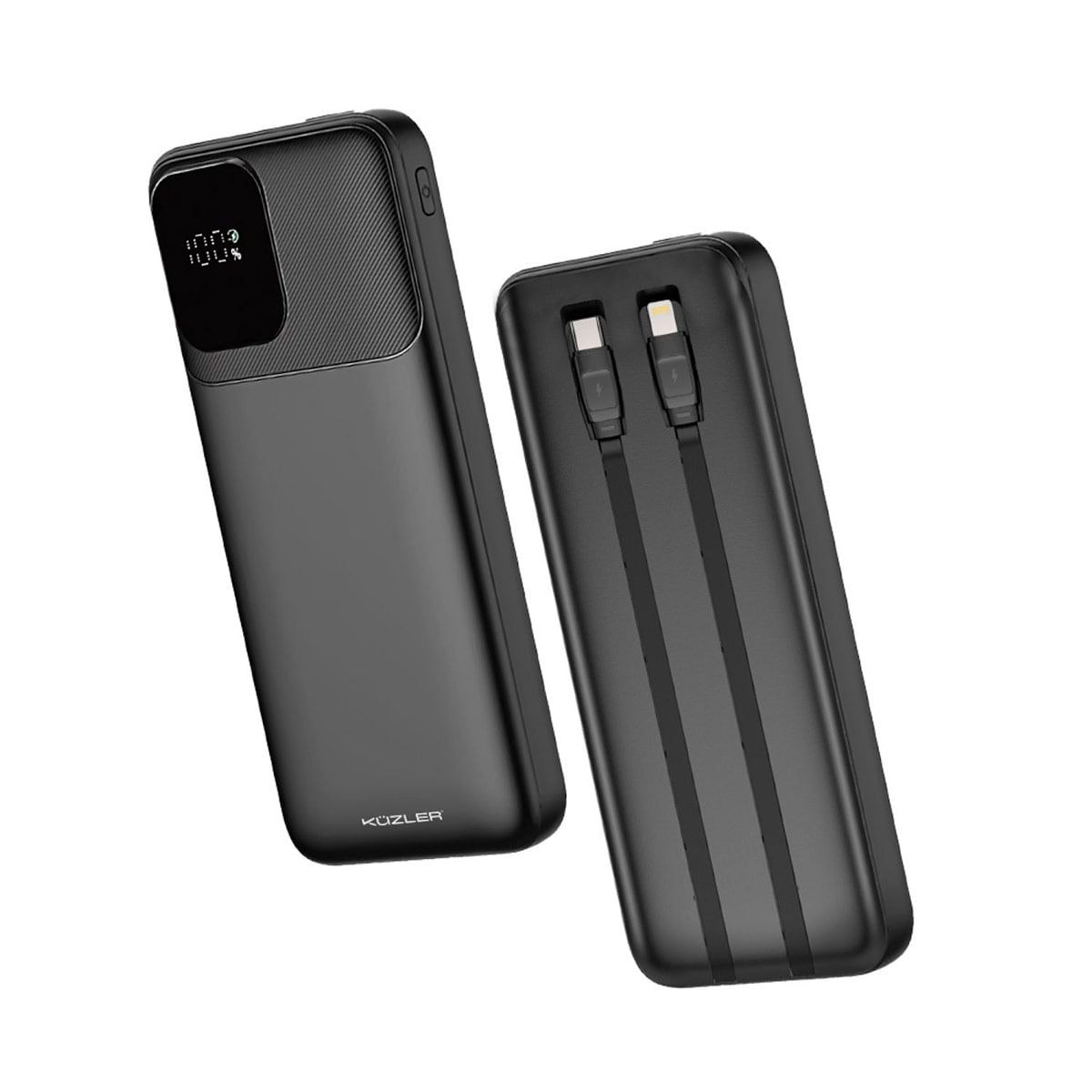 CARGADOR PORTÁTIL KUZLER ANKE-106N 20KMAH 2 CABLES - 4