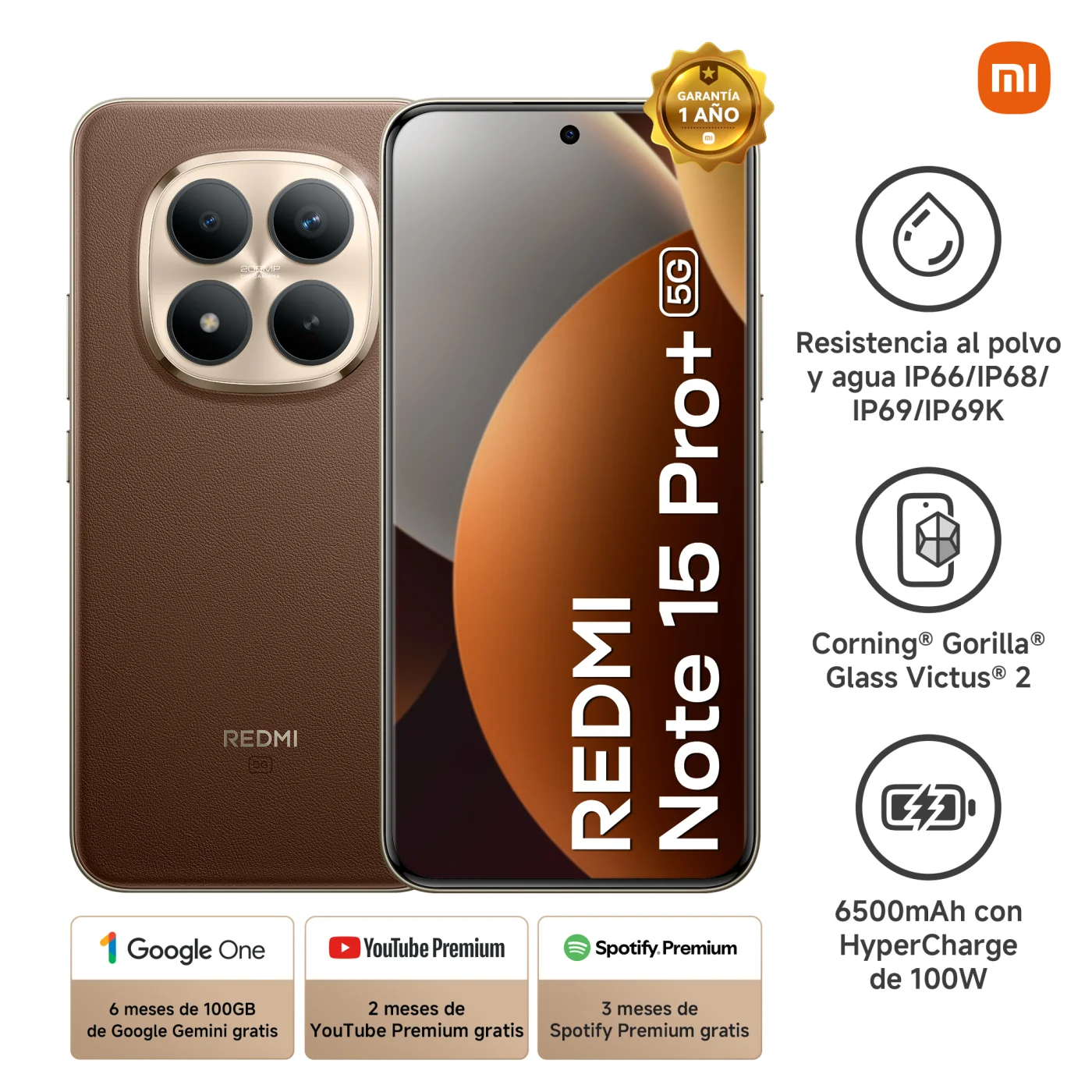 CELULAR XIAOMI REDMI NOTE 15 PRO+ 5G 512 GB - 1