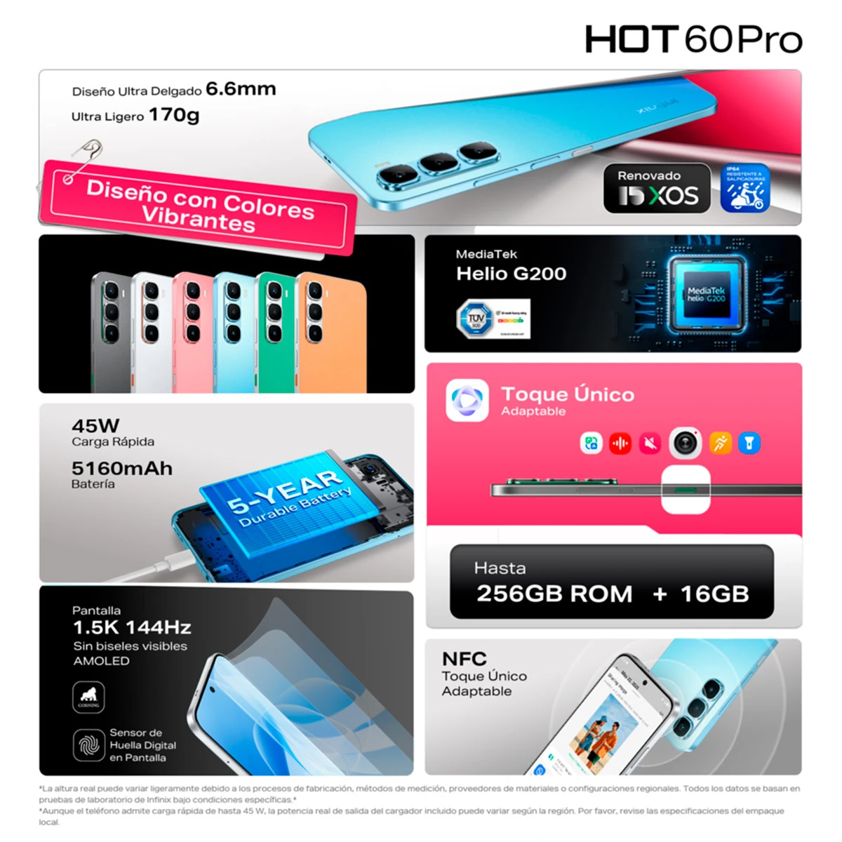CELULAR INFINIX HOT 60 PRO 256GB - 3
