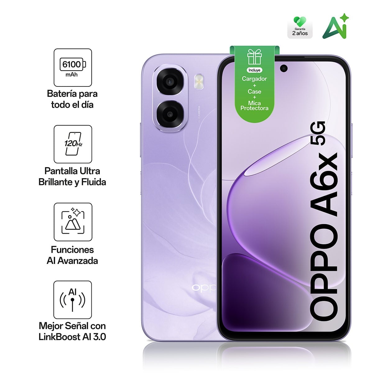 CELULAR OPPO A6X 5G 256GB - 1