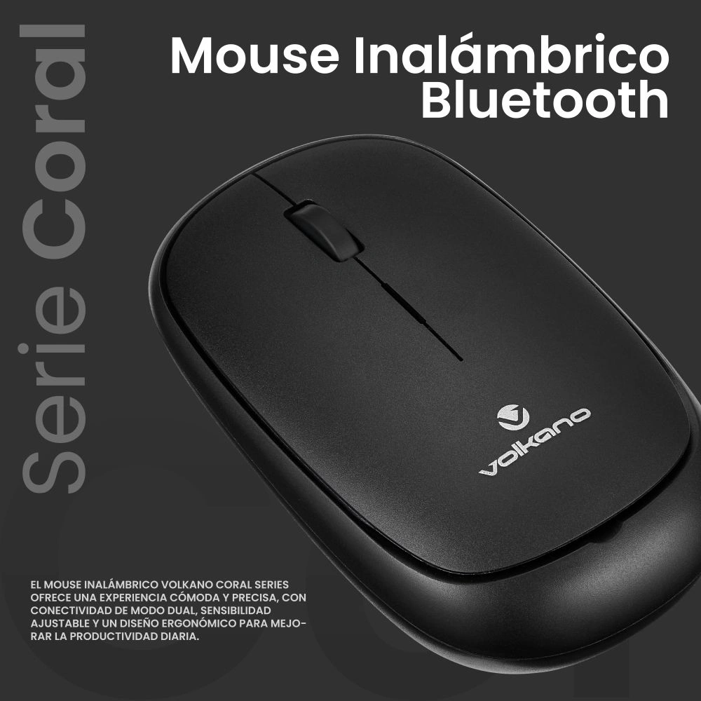MOUSE INALAMBRICO BLUETOOTH VOLKANO CORAL SERIES - 2