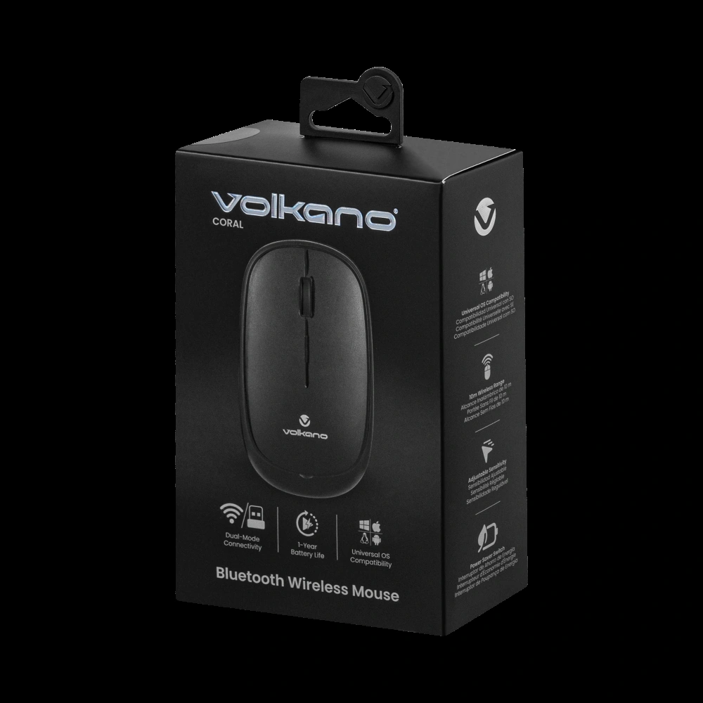 MOUSE INALAMBRICO BLUETOOTH VOLKANO CORAL SERIES - 6