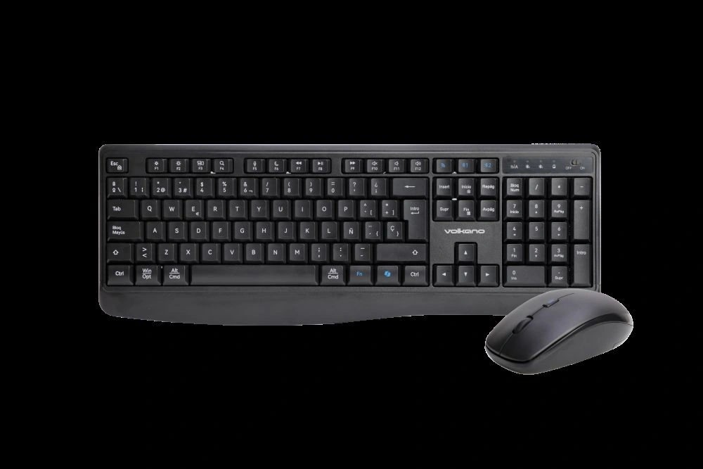 COMBO DE TECLADO Y MOUSE CON DOBLE MO VOLKANO ONYX - 3