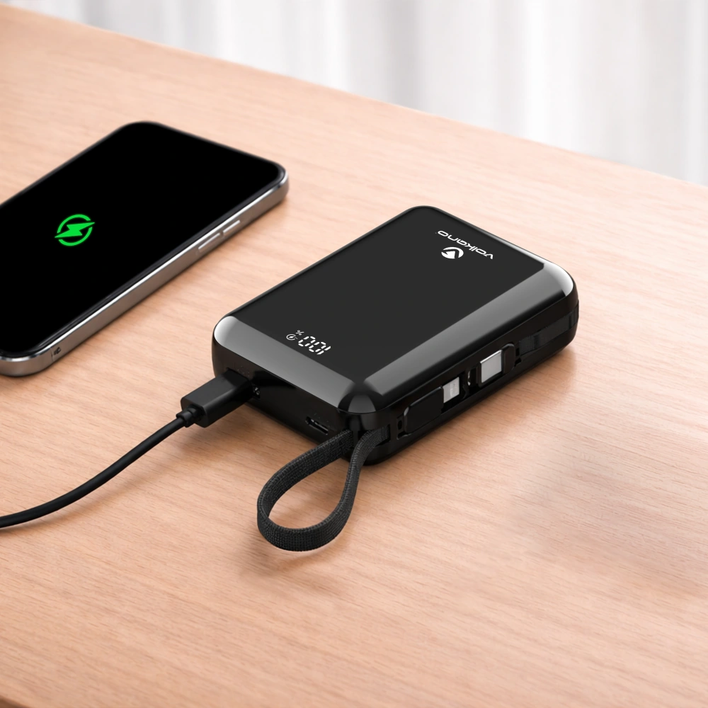 POWER BANK VOLKANO SOLACE 20000 MAH CON CABLES - 5